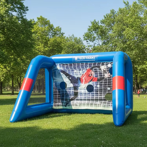 But de football gonflable portable en bâche PVC pour jeu de tir sportif d'extérieur personnalisé - Product Image 1