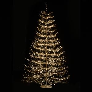 SAPIN DE NOËL ÉCLAIRÉ 3490 LEDS BLANC CHAUD H. 240CM AVEC ADAPTATEUR - Product Image 1