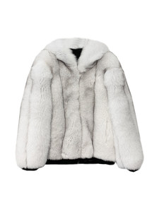 Nouveau <span class=keywords><strong>manteau</strong></span> <span class=keywords><strong>long</strong></span> pour <span class=keywords><strong>homme</strong></span> en fourrure de renard véritable, élégant et de haute qualité, doux au toucher, très résistant, avec capuche en fourrure. - Product Image 4