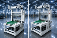 Machine d'emballage industrielle robuste à tunnel thermorétractable pour boîtes en carton de plusieurs tailles
