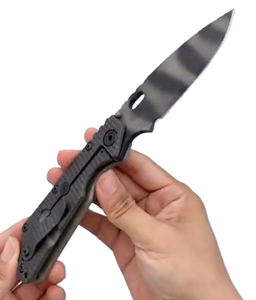<span class=keywords><strong>Coltello</strong></span> Tascabile Hunter in Acciaio M390 con Manico in Alluminio Aerospaziale, <span class=keywords><strong>Coltello</strong></span> Pieghevole Tattico per Campeggio e Outdoor - Product Image 3