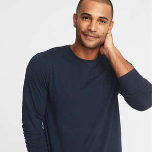 T-shirt manches longues homme, blanc, personnalisé, de haute qualité, décontracté et tendance, vente en gros - Product Image 3