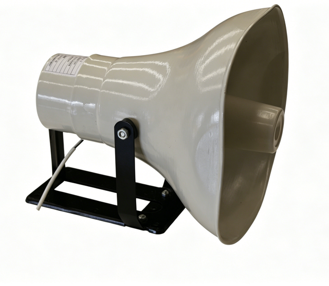 High-Output Built-In Amplifier Outdoor Horn Speaker for Industrial Broadcasting