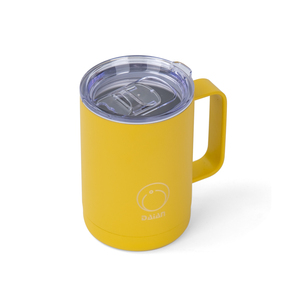 Taza de viaje de Metal clásica de 15oz con asa y tapa con recubrimiento en polvo para el hogar, oficina, trabajo al aire libre, precio promocional - Product Image 3