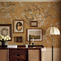 Papier peint mural floral de style européen sur mesure, toutes tailles, pour la décoration de la maison et du bureau