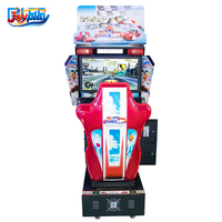 Máquina de Juegos de Carreras de Coches Operada con Monedas, Simulador de Carreras Outrun 32, Simulador de Conducción para Centros de Juegos Arcade