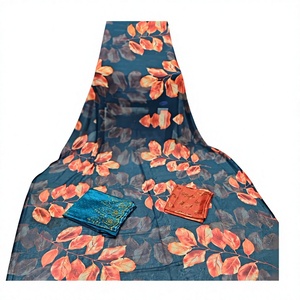 COLECCIÓN A.K.TRENDY Ropa Kanga de Lujo para Mujer, Algodón Ecológico con Spandex, Estampado Floral, Corte Holgado, Mangas Campana - Product Image 6