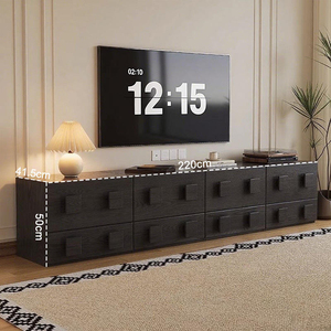 Mueble para TV de Madera de Pino Maciza, Mesa Consola Baja Moderna para Sala de Estar, Entrada, <span class=keywords><strong>Dormitorio</strong></span> - Product Image 2