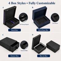 Boîte d'emballage haut de gamme sur mesure avec fermeture magnétique pour coffret de soins de la peau, boîte rigide pour bijoux avec estampage à chaud or violet.