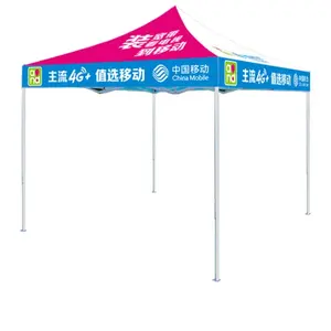 Logo personnalisé Impression numérique Tente pop-up commerciale facile à plier 10x20 pieds