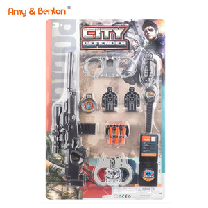 Ensemble de jouets de <span class=keywords><strong>police</strong></span> pour enfants, vente chaude, ensemble de jeu de rôle militaire pour enfants, jouets de simulation militaire, pistolets en plastique, cadeau pour enfants - Product Image 2