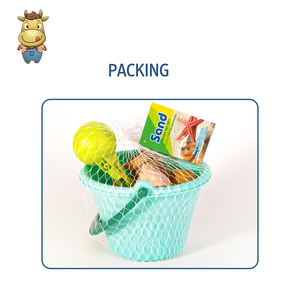 Ensemble de jouets de plage pour enfants, 10 pièces, seau à sable, moule à boules de neige, moule à pizza, moule à crème glacée, jouet d'été pour la plage, vente en gros - Product Image 6