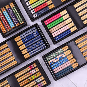 <span class=keywords><strong>Palillos</strong></span> de Bambú Reutilizables Ecológicos con Logotipo Personalizado para Restaurantes, Regalos Empresariales, Diseño Japonés Bonito, Productos para el Hogar, Comida - Product Image 2