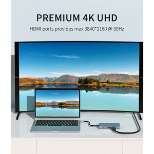 11 trong 1 USB C <span class=keywords><strong>Ethernet</strong></span> Docking <span class=keywords><strong>Thunderbolt</strong></span> Dock <span class=keywords><strong>Hub</strong></span> PD sạc SD TF Đầu Đọc Thẻ 11 trong 1 USB 3.0 <span class=keywords><strong>HUB</strong></span> cho Mac - Product Image 6