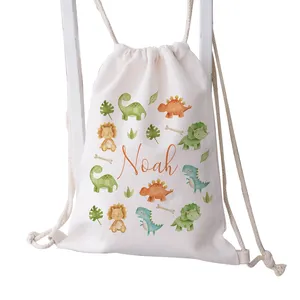 Cotton Drawstring Keep It Cute Bag Custom Kids School Bag Back To School Drawstring Bag Kids