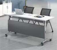 Table de formation modulaire pliable moderne en gros, bureau mobile de haute qualité