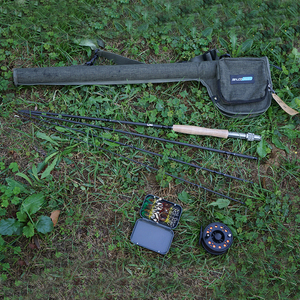 Selco verre comme photo 300CM lignes extérieures boucle connecteur <span class=keywords><strong>canne</strong></span> à pêche <span class=keywords><strong>mouche</strong></span> mouches crochets <span class=keywords><strong>mouche</strong></span> Combo <span class=keywords><strong>ensemble</strong></span> - Product Image 2