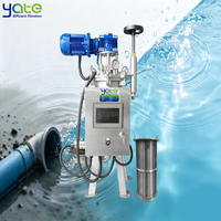 Filtre à grattoir interne auto-nettoyant en acier inoxydable 304 CE pour la filtration des eaux usées de tour de refroidissement et des liquides visqueux industriels