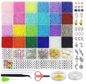 Factory <b>Direct</b> Sales Hot Selling 16800 2Mm <b>Beads</b> Seed Bean Puzzle Fun Children Diy Handmade Jewelry Rice Glass <b>Bead</b> Set Box - Product Image 6
