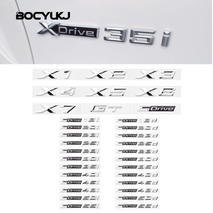 Emblème de garde-boue et autocollant de coffre 3D <span class=keywords><strong>SDrive</strong></span> 20d 30d 35d 40d 50d 20i 25i 30i pour <span class=keywords><strong>BMW</strong></span> M X1 X3 X4 X5 X6 X7 GT – Accessoires de logo - Product Image 2