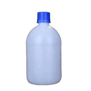 IBLEONG-botella de plástico de boca estrecha Con tapa azul, 1000ml, venta al por mayor