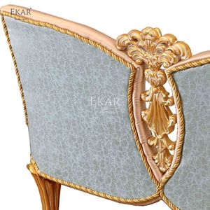 Sillón barroco elegante de nuevo diseño: muebles de sala de estar de lujo, silla cómoda y elegante - Product Image 4