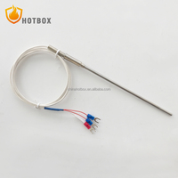 Sonde de température atmosphérique personnalisée PT100 PT1000 3 fils de haute qualité avec bouclier contre les rayonnements solaires Capteur de température RTD