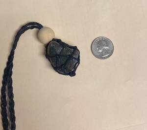 Boho Cotton Tùy Chỉnh Handmade Đá Hoán Đổi Cho Nhau Macrame Treo Pha Lê Chủ Vòng Cổ - Product Image 2