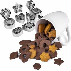 Ensemble de 30 mini <span class=keywords><strong>emporte</strong></span>-pièces avec boîte, petits <span class=keywords><strong>emporte</strong></span>-pièces en acier inoxydable pour légumes, <span class=keywords><strong>emporte</strong></span>-pièces pour argile polymère pour enfants, ensemble géométrique - Product Image 4