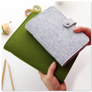 Carpeta de Hojas Sueltas A6 de Fieltro, Funda para Cuaderno con Ranura para Bolígrafo y Porta Tarjetas para Uso Escolar y de Oficina, Funda Delgada para Cuaderno para Regalo - Product Image 2