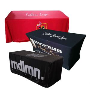 Nappes de table publicitaires personnalisées imprimées, housses de table pour événements - Product Image 1