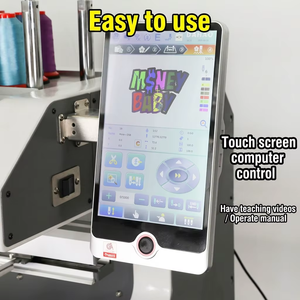 Máquina de bordar computarizada de una sola cabeza y 15 agujas para parches de calcetines y calzado plano 3D, con entrega a domicilio YunFu Cap - Product Image 2