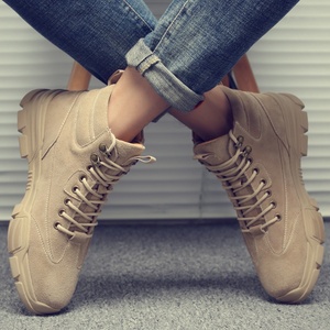 Stivali da uomo a metà polpaccio di grandi dimensioni, <span class=keywords><strong>scarpe</strong></span> in pelle, <span class=keywords><strong>scarpe</strong></span> alte, stivali da lavoro per esterni - Product Image 4