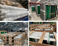Fenêtres extérieures Penjoy Premium Luxury Modern en alliage d'aluminium, inclinables et pivotantes, avec une excellente résistance au vent.