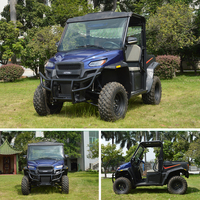 Buggy agricole électrique certifié EPA EEC 4x4 72V/15KW avec benne basculante pour travaux agricoles