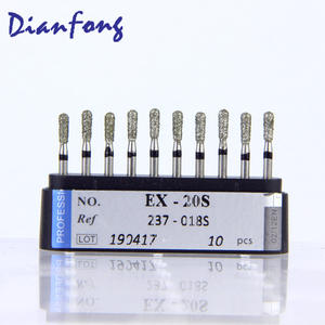 EX-20S (811LH) super grana grossa <span class=keywords><strong>CE</strong></span> ISO certificato ad alta velocità dentale fresa diamantata produttore - Product Image 6