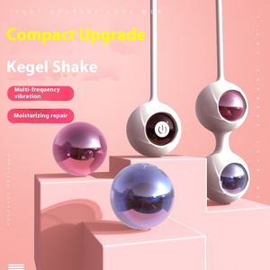 ชุดลูกบอล Kegel แบบสั่นควบคุมระยะไกลห้าชิ้นไข่ดัมเบลช่องคลอดเครื่องฝึกกล้ามเนื้ออุ้งเชิงกรานสำหรับผู้ใหญ่ - Product Image 2