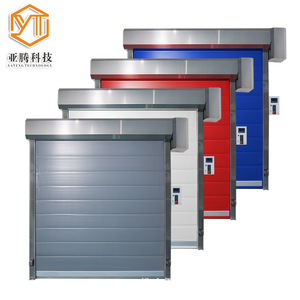 Porte à enroulement rapide en PVC isolée, hermétique et isolante thermiquement pour entrepôts frigorifiques, ateliers alimentaires et portes industrielles - Product Image 3
