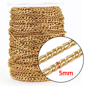 18K mạ vàng sao giấy Clip chuỗi Thép không gỉ figro chuỗi cho Tự Làm Vòng Cổ Vòng đeo tay làm - Product Image 6