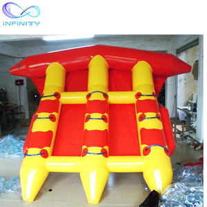 S water inflatable sports toys remorquable aquatic fish fly sports Inflatable Banana Boat - Product Image 2