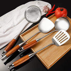 أوانٍ من خشب الورد ، صلب مقاوم للصدأ ، أعلى جودة ، أوانٍ لخادم السباغيتي ، أوانٍ منزلية - Product Image 4