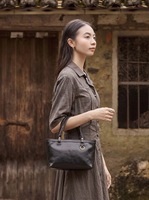 Nouvel Arrivage Sac à Main Femme Haut de Gamme en Cuir Véritable Grande Capacité en Cuir de Vachette Première Couche Tanné Végétal Style Rétro Simple et Unique
