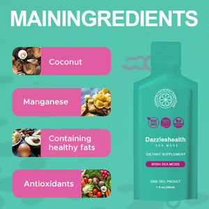 مشروب طحالب البحر العضوية الجديد، مكمل غذائي لتعزيز جهاز المناعة، عبوة تكفي لمدة 30 يومًا، أكياس هلامية نباتية - Product Image 4