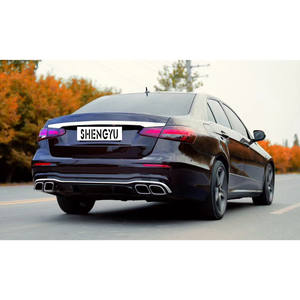 Kit de carrocería para Benz <span class=keywords><strong>E</strong></span> W212 09-15 cambio a estilo W213 <span class=keywords><strong>AMG</strong></span> sin corte incluye parachoques delantero y trasero con rejilla y capó de lámparas automáticas - Product Image 3