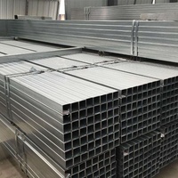 Tubería de Acero Rectangular ERW Galvanizada de 40x60x2.5mm, 6m/12m, para Estructuras de Remolques y Materiales de Construcción, Suministro de Fábrica