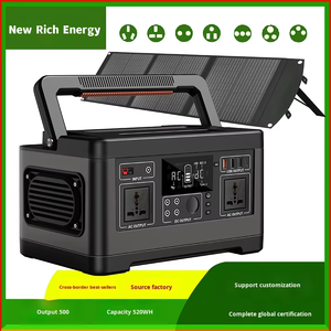 Portable 5000W Outdoor Power Station MPPT Lead Acid Battery <b>Solar</b> <b>Generator</b> for Camping Emergency Backup Eg004 High-capacity Por - Product Image 5