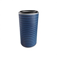 Penggantian Kartrid Filter Udara Lipat Turbin Gas untuk Elemen Karbon Aktif P191920 Tahan Api Tahan Minyak Tahan Air