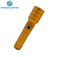 Lampe torche LED 2000LM personnalisée, étanche IP65, portée 373M, 3000mAh rechargeable, pour camping, OEM ODM, moule gratuit, vente en gros en vrac – 44 ans d'expérience usine