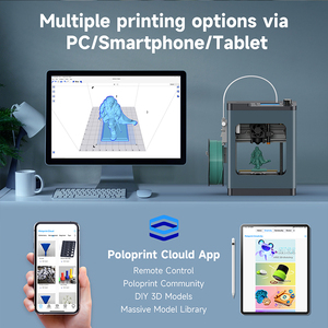 Smart High Precision New Desktop Small 3D Printer for Children 3D Prototyping Supporting PLA/PLA+/TPU/PETG Material