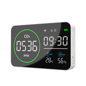Detector de CO2 4 en 1 con WiFi, Monitor de Temperatura y Humedad, Sensor de Calidad del Aire con Pantalla para Uso en el Hogar y la Oficina - Product Image 1